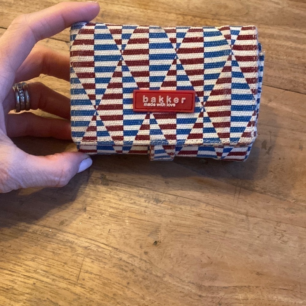 Bakker Made with Love canvas wallet from France